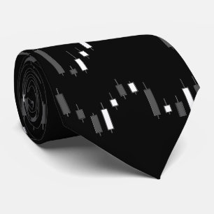 Cravate de graphique à barres