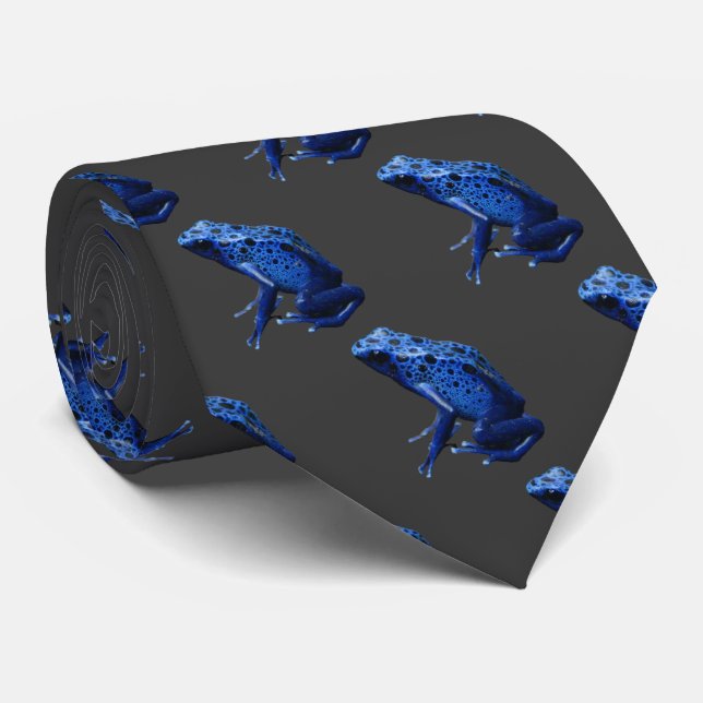 Cravate de grenouille à poison bleu (Roulé)