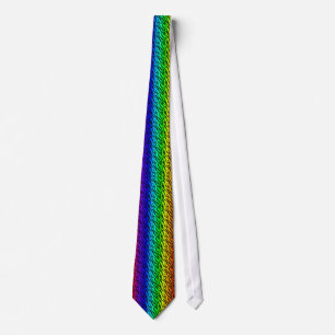 Cravate de la bande d'animaux Rainbow Pride