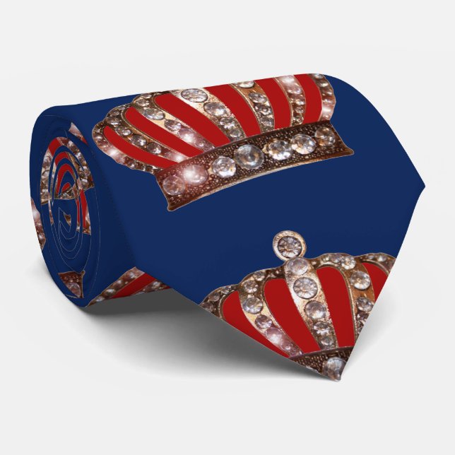cravate de la "Couronne royale du roi" (Roulé)