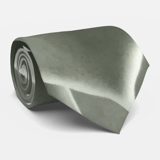 Cravate de l'homme Sage Plante vert (Roulé)