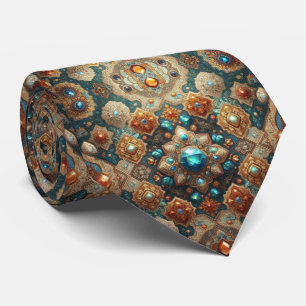 Cravate de luxe de style persan designer Fausse
