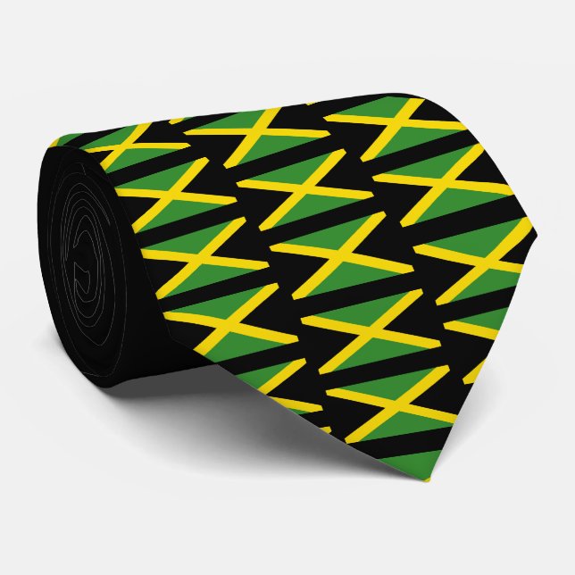Cravate de monogramme d'Humour jamaïcain (Roulé)