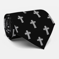 Cravate de motif de croix celtique