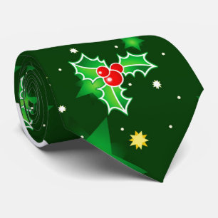 Cravate de motif de vacances de Noël d'amusement