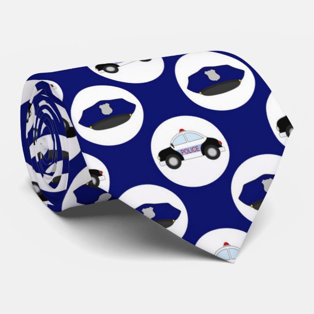 Cravate de motif de voiture et de casquette de (Roulé)