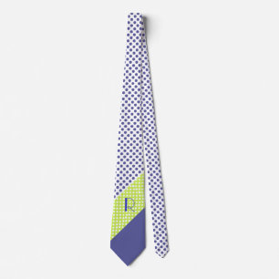 Cravate de Motif Monogram Polka