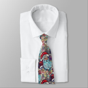 Cravate de Noël de Père Noël