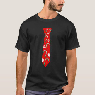 Cravate de Noël mignon Tshirt Xmas Design Candy C