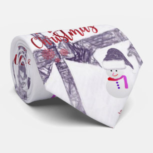 Cravate de Noël, Snowman