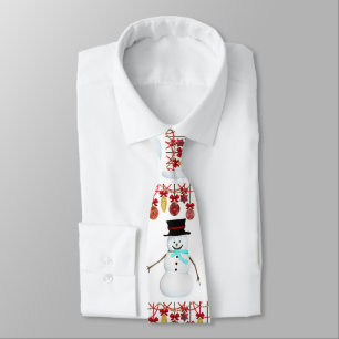 Cravate de Noël, Snowman