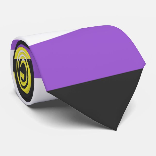 Cravate de Nonbinary Color (Roulé)