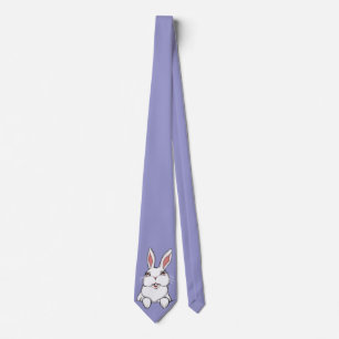 Cravate de Pâques Bunny Art Necktie Cadeaux de Pâq