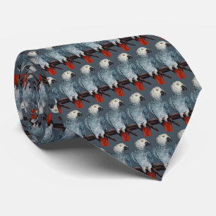 Cravate de perroquet Perroquet gris africain Neckt