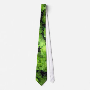 Cravate de rose vert en verre souillé