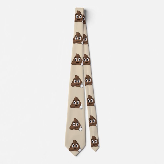 Cravate de s d'hommes d'Emoji de dunette de doigt (Devant)