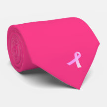 Cravate de sensibilisation au cancer du sein au ru