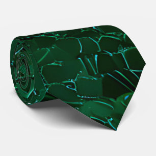 Cravate de séquence verte
