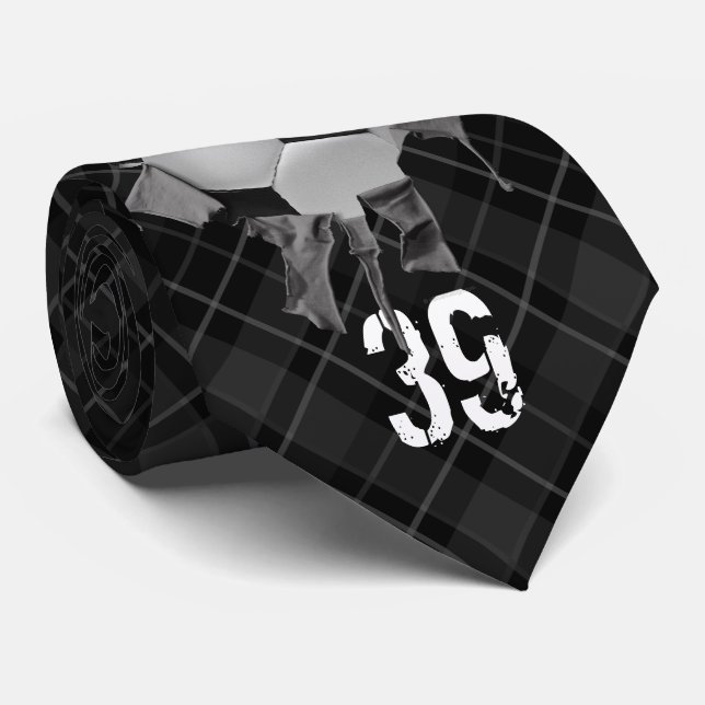 Cravate de soccer tordu (personnalisé) (Roulé)
