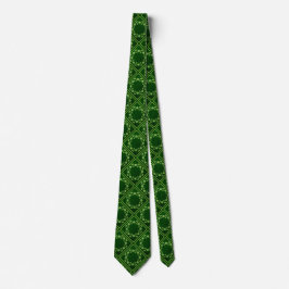 Cravate de style irlandais Green Clover Wreath