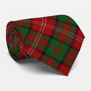 Cravate de tartan de monogramme de la lettre N de