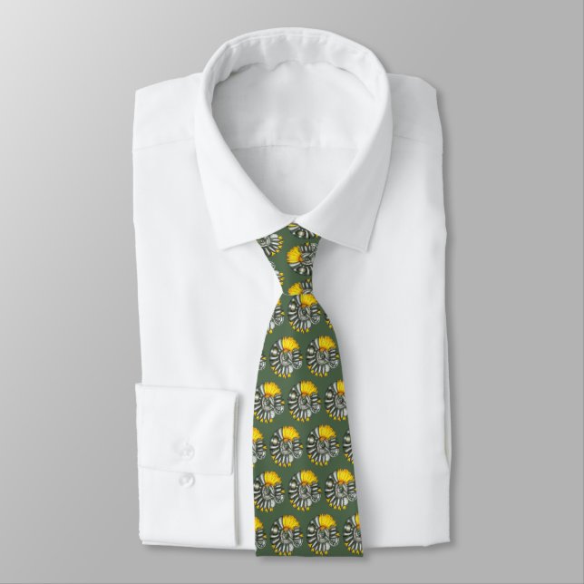 Cravate de tournesol Steampunk (Attaché)