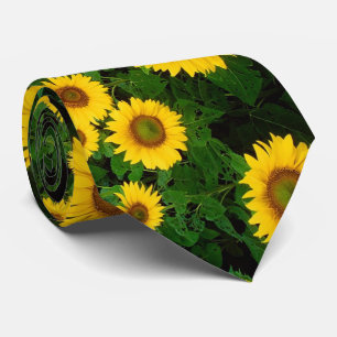 Cravate de tournesols