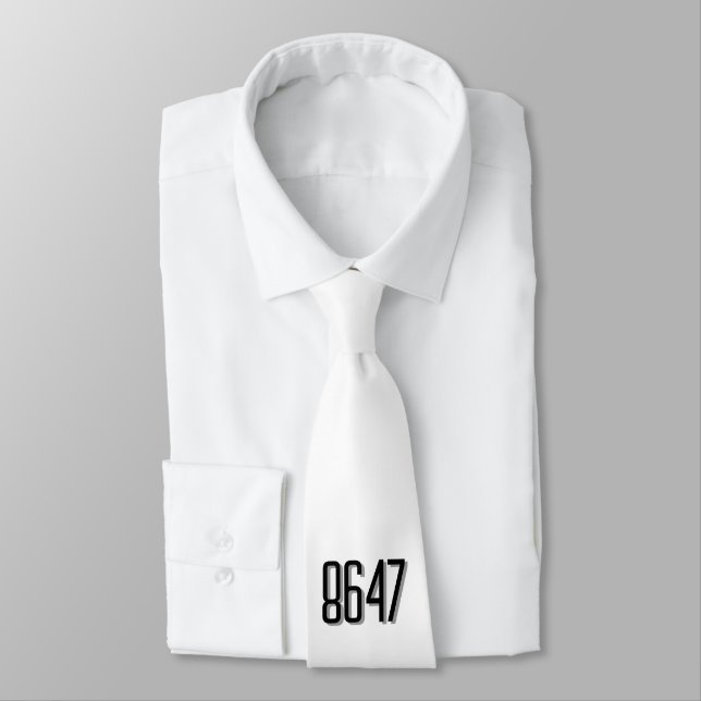 Cravate Déclaration simple 8647 (Attaché)