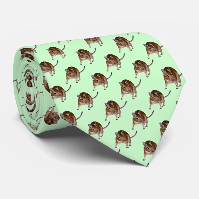 Cravate Degu Frenzy Tie (Vert clair) (Roulé)