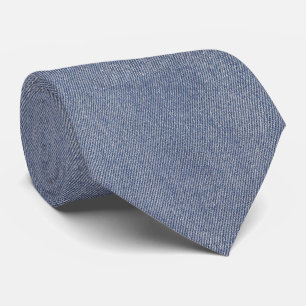 Cravate Denim Print Western Necktie