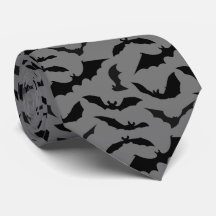 Cravate des chauves-souris effrayantes