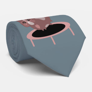 Cravate Des cochons de Guinée mignons en exercice