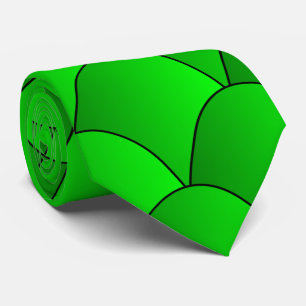 Cravate Design Art déco vert