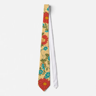 Cravate Design de fleurs colorées 2