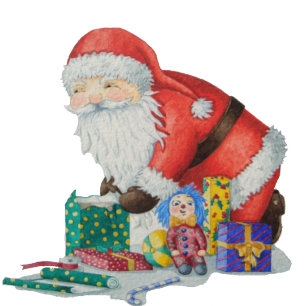 Cravate design saisonnier original de père Noël pour no