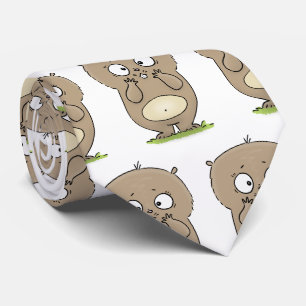 Cravate Dessin d'adorable hamster