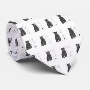 Cravate Deux chats