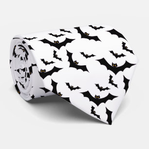 Cravate d'Halloween/chauves-souris