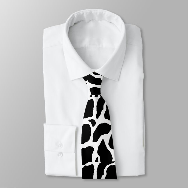 Cravate d'impression de vache : Moderne et Edgy (Attaché)
