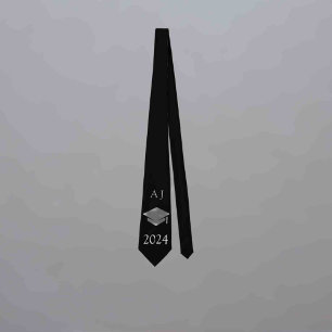 Cravate Diplôme 2024 - monogrammed
