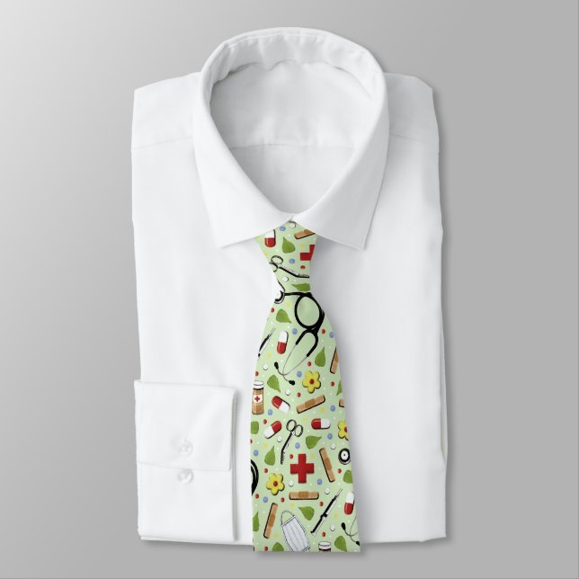 Cravate Docteur cadeau de nouveauté (Attaché)