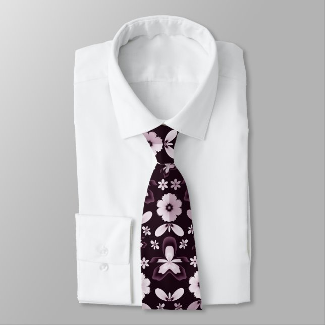 Cravate d'orchidée violette (Attaché)