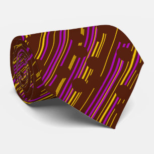 Cravate Dot Racer Polka Dot Striped Burgundy Two-sided