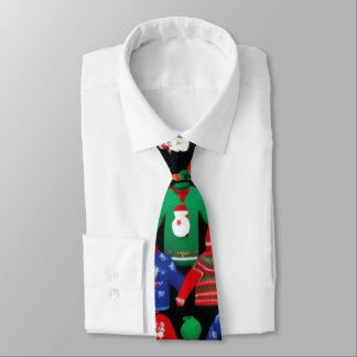Cravate Douleur de Noël moche