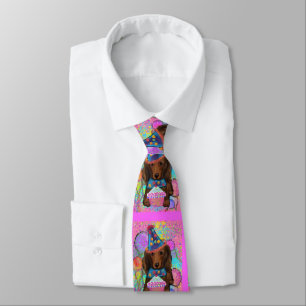 CRAVATE DOXIE ROUX AUX CHEVEUX LONGS