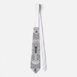 Cravate Dragon Stylisé sur mesure avec monogramme