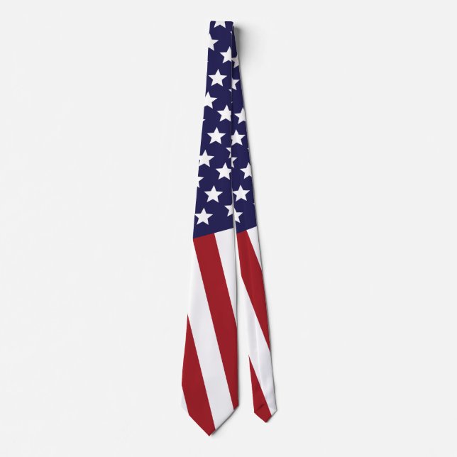 Cravate Drapeau américain (Devant)