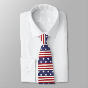 Cravate Drapeau américain Etats-Unis de bannière étoil