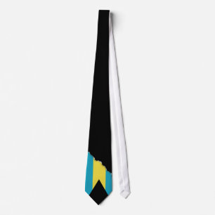 Cravate Drapeau bahaméen classique