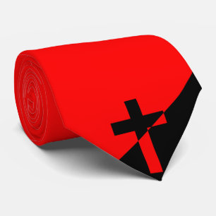 Cravate Drapeau Christian Socialism & Anarchism (Libératio